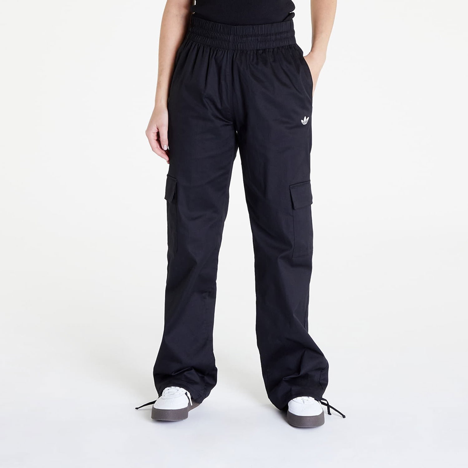 Cargo nohavice adidas Originals Wide Cargo Pant Čierna | IJ8183, 0