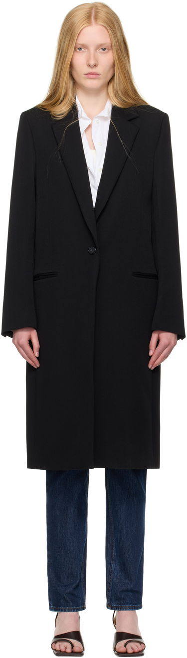 Kabáty TOTEME TOTEME Classic Tailored Coat Čierna | 252-WRO0198-FB0412, 0