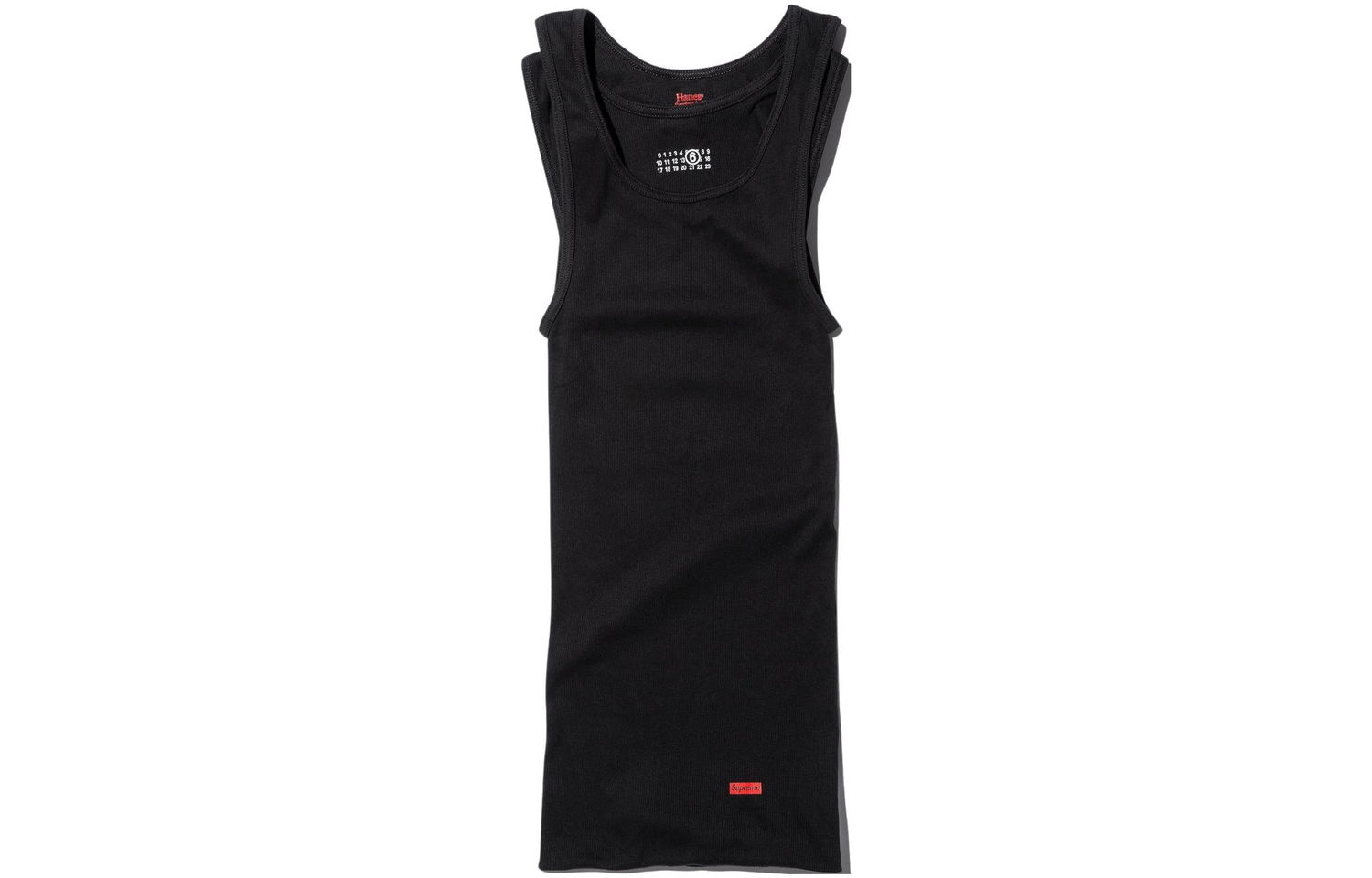 Tielko Supreme Mm6 Maison Margiela Tagless Tank Top Čierna | SUP-SS24-116, 0