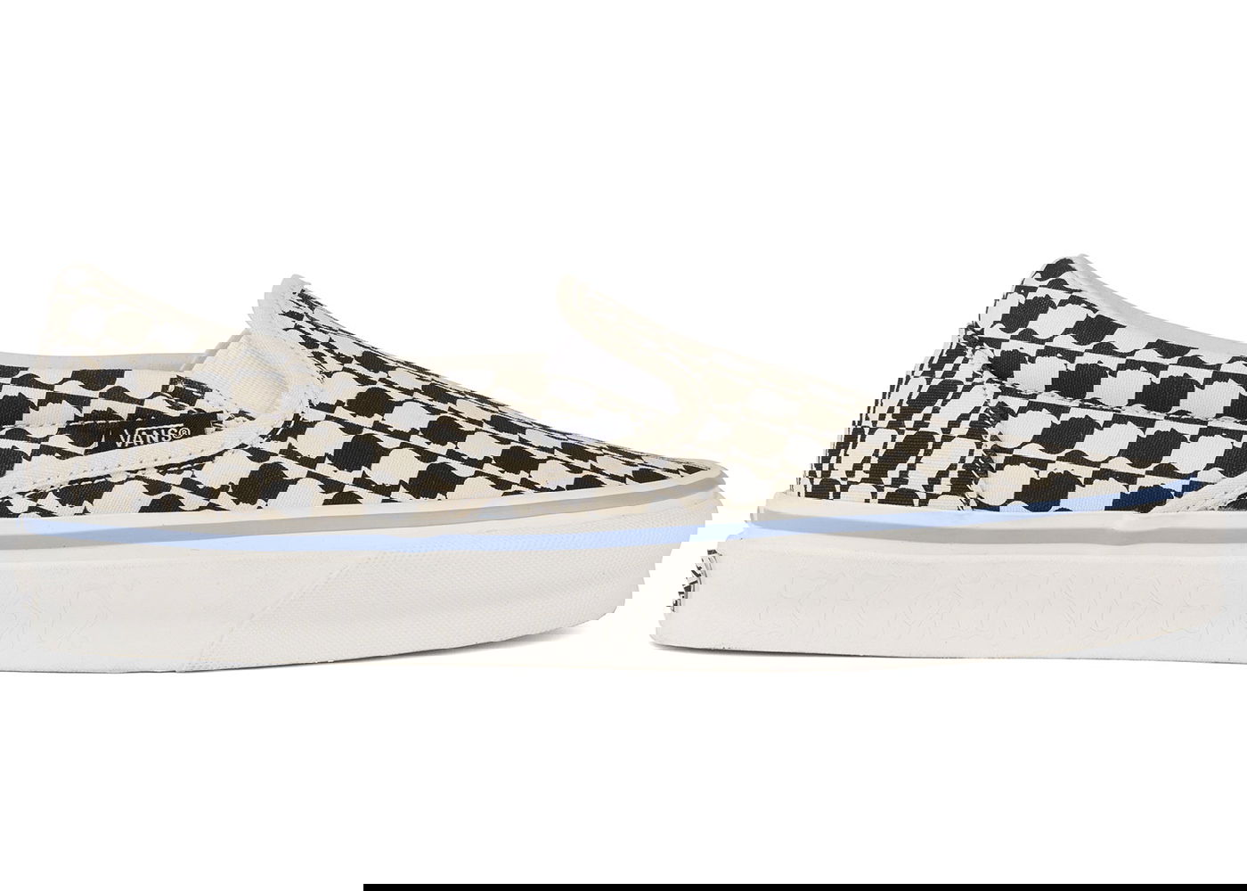 Tenisky a topánky Vans OG Slip-On LX Brain Dead Checkerboard Biela | VN0A45JKBA2, 0