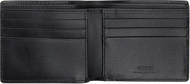 Peňaženka Versace Bifold Leather Wallet with Logo Accent Čierna | DPU2463_1A10544, 2