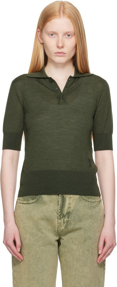 Polo tričko AMI AMI Paris Wool Polo Shirt undefined | FPL166.KN0066, 0