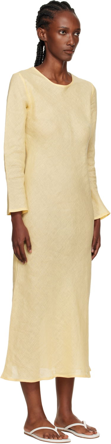 Šaty Baserange Baserange Dydine Long Sleeve Maxi Dress Žltá | DRDYL-FL-AU25, 1