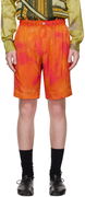 Bassar Orange Tie Dye Shorts