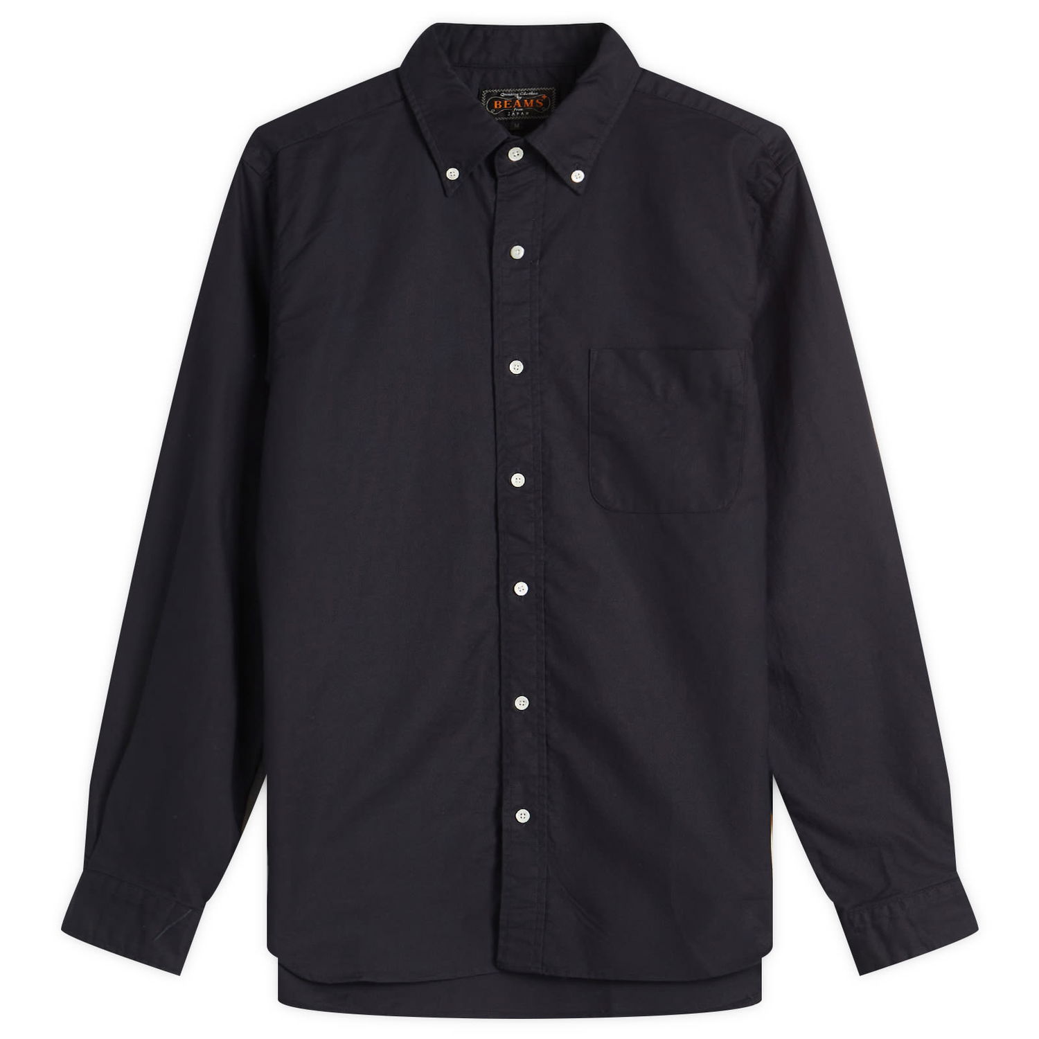 Košeľa BEAMS Beams Plus Button Down Oxford Shirt, Size Large Navy | 3811-0086-139-79, 0