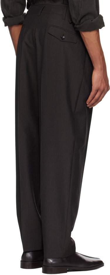 Nohavice LEMAIRE Lemaire Pleated Trousers Čierna | PA1169 LF414, 2