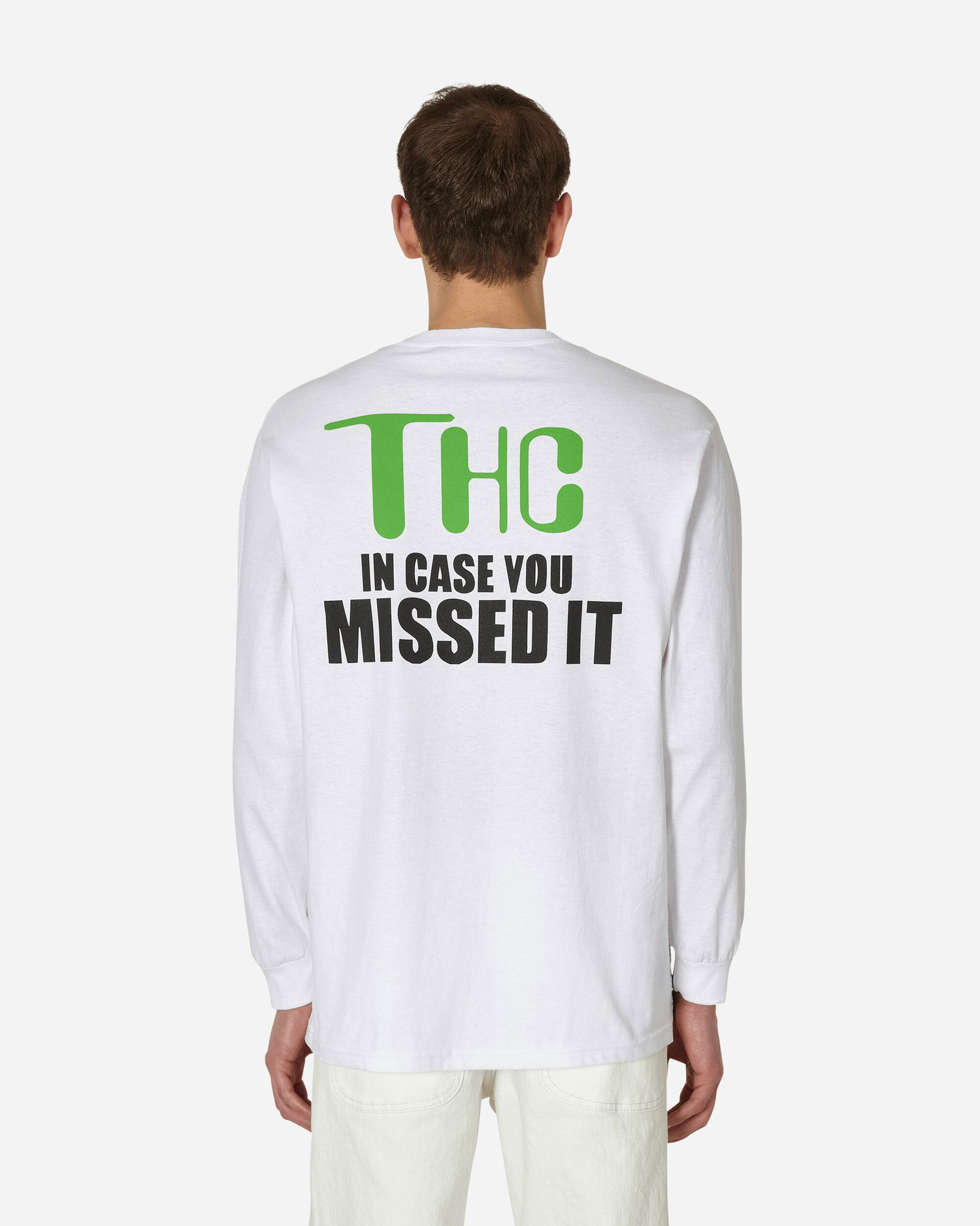 Tričko Pleasures THC Longsleeve T-Shirt Biela | P23SP054 WHITE, 1