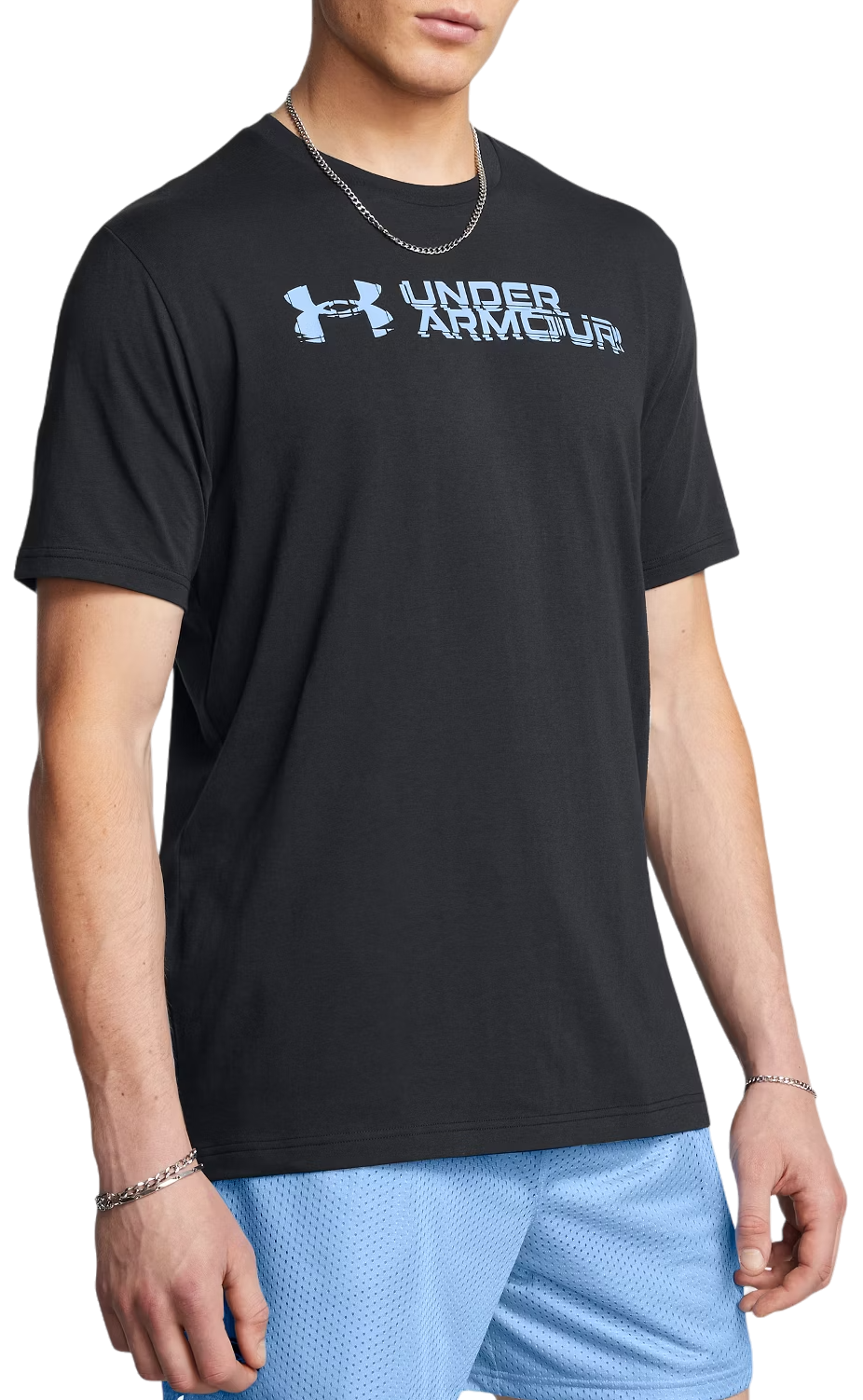 Tričko Under Armour Sliced Wordmark 60/40 Čierna | 1386807-001, 0