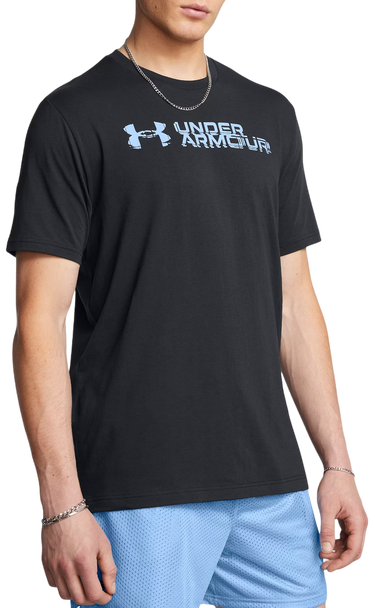 Tričko Under Armour Sliced Wordmark 60/40 Čierna | 1386807-001, 0