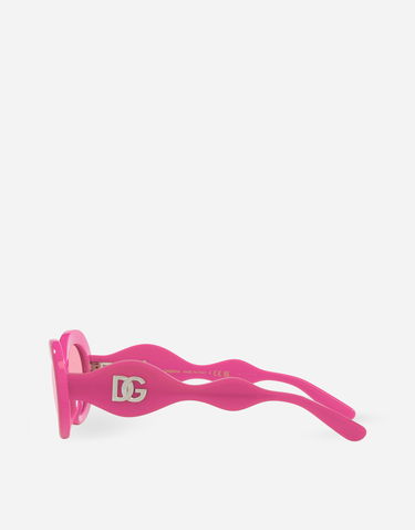 Slnečné okuliare Dolce & Gabbana Dolce & Gabbana Dg Crossed Oval Sunglasses Ružová | VG4006VP94Z9V000, 2