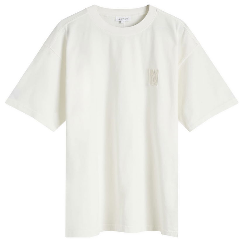 Tričko NORSE PROJECTS Simon Patch Logo T-Shirt Biela | N01-0667-0957