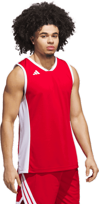 Dres adidas Originals Sleeveless Jersey Pulse Speed Červená | jm2656, 3