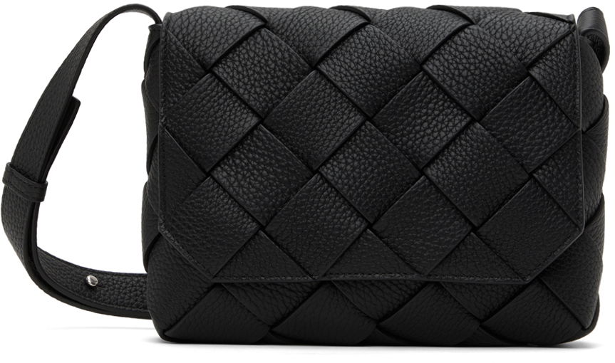 Taška cez rameno Bottega Veneta Bottega Veneta Diago Woven Crossbody Bag Čierna | 795637-V4FV1-8803, 0