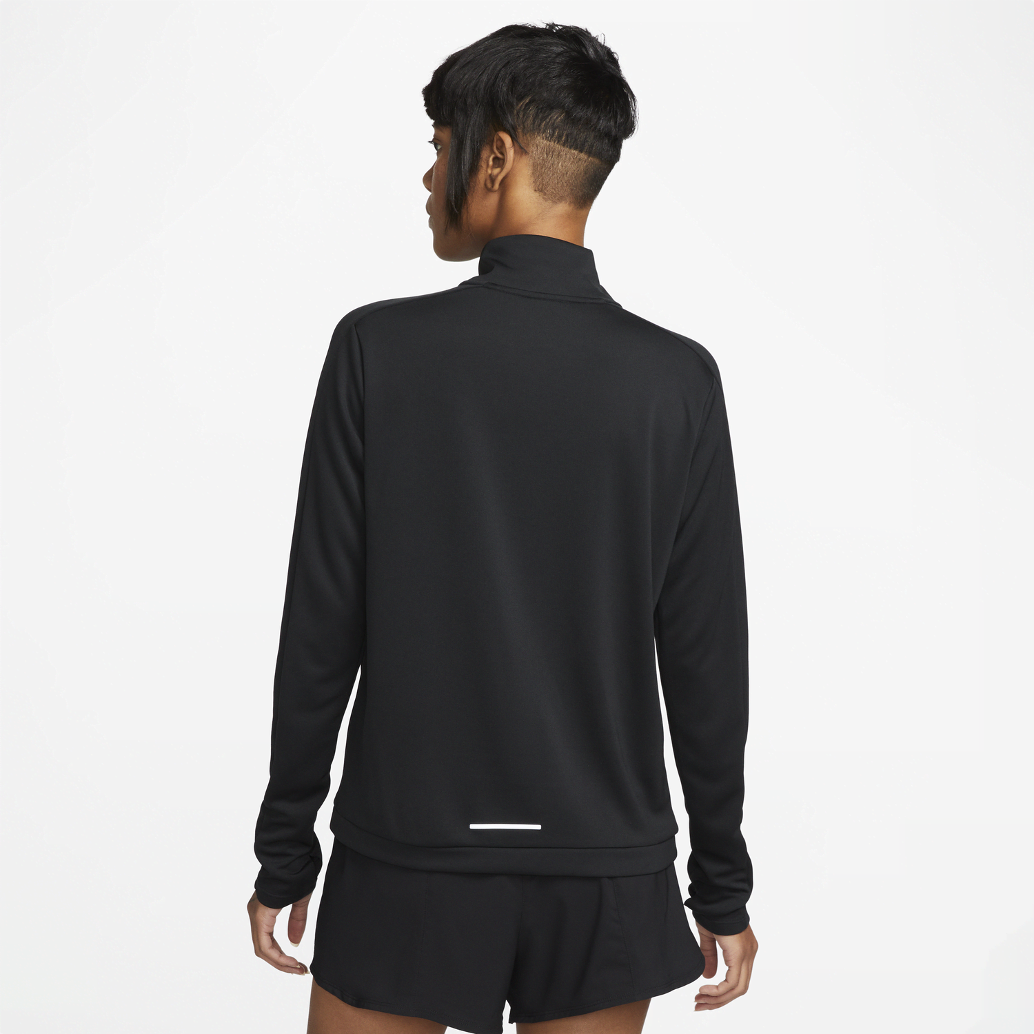 Mikina Nike Dri-FIT Swoosh Short 1/4 Zip Sweatshirt Čierna | DX0952-010, 1
