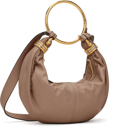Taška cez rameno CHLOÉ Small Bracelet Bag Béžová | CHC24AS611N72, 2