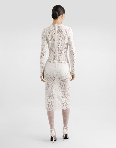 Šaty Dolce & Gabbana Dolce & Gabbana Lace Dress 54 Biela | F6M0DTHLM7LW0001, 2