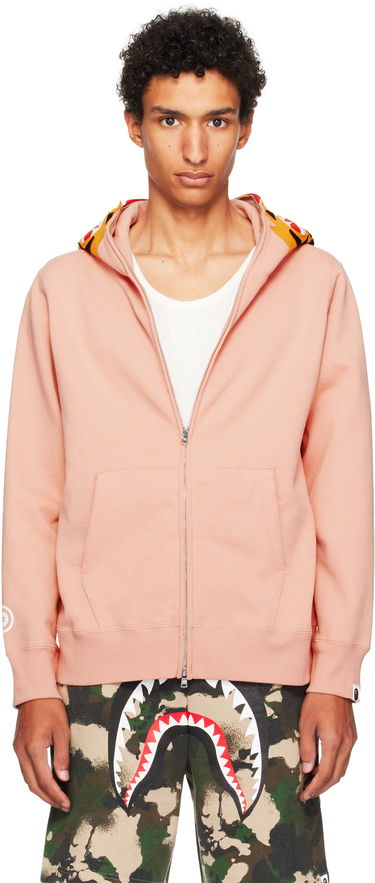 Mikina BAPE Tiger Full Zip Hoodie Ružová | 001ZPL301006M, 0