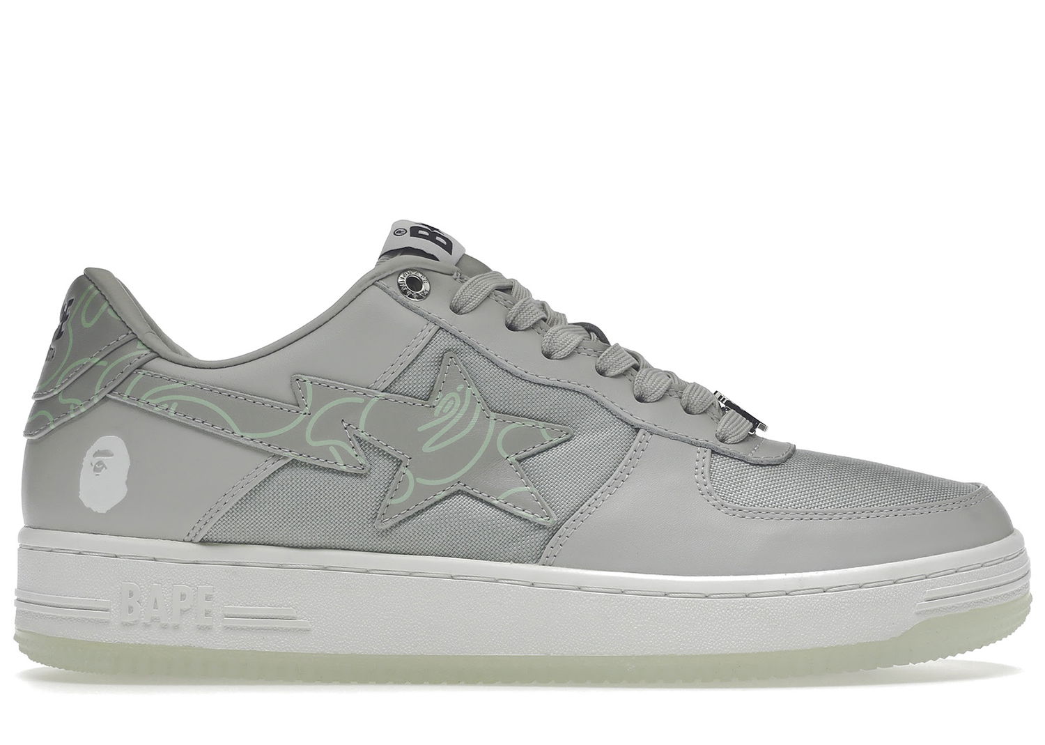 Tenisky a topánky BAPE Bape Sta "Text Code Camo Grey" Šedá | 1I20191007-GRY, 0