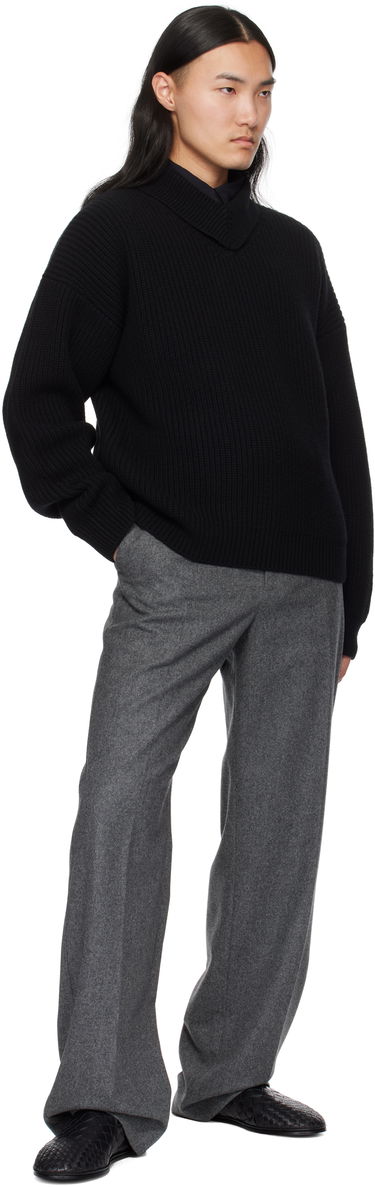 Sveter Bottega Veneta Veneta Wool & Cashmere Rib Turtleneck Čierna | 812511V4VY01000, 3