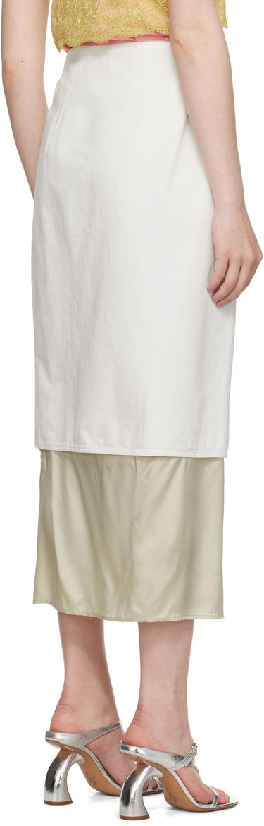 Sukňa Dries Van Noten Dries Van Noten Wrap Midi Skirt Béžová | 251-010826-1553, 2