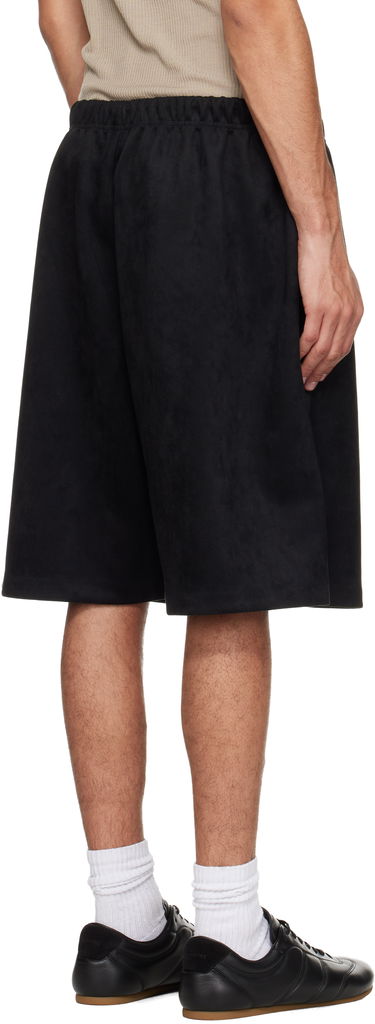 Šortky Fear of God Holiday Faux-Suede Fleece Relaxed Shorts Čierna | 160HO254691F, 2