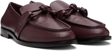 Tenisky a topánky Bottega Veneta Bottega Veneta Astaire Knotted Loafers Vínová | 796445V5DZ02240, 3