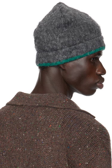 Kulicha ERL Overwashed Beanie Šedá | ERL09K035, 2