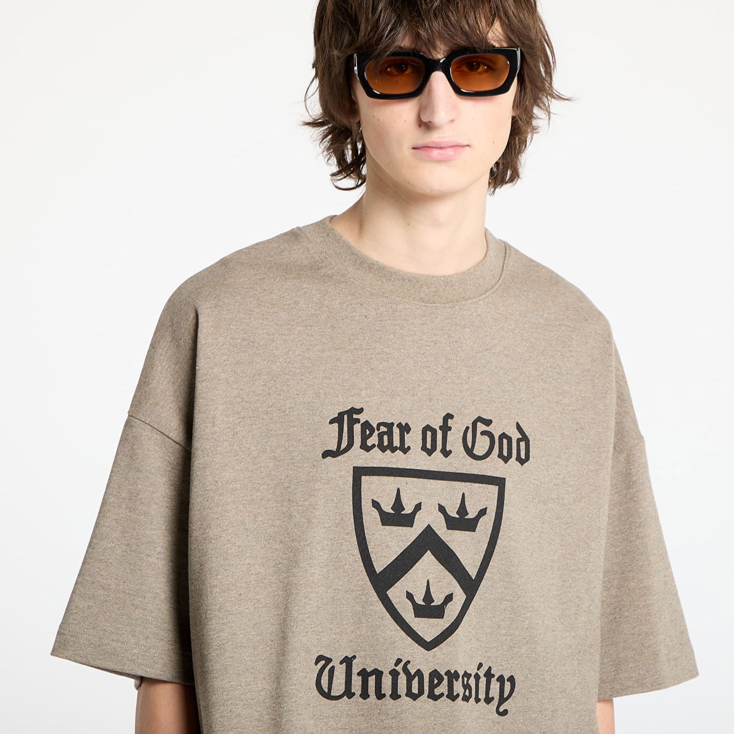 Tričko Fear of God Essentials Heavy Crewneck Tee Béžová | 125HO242001F-367, 1