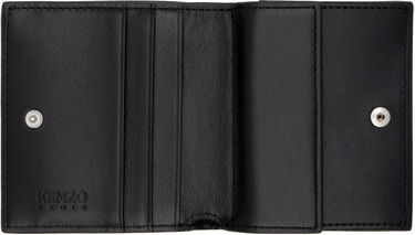 Peňaženka KENZO Kenzo Paris 'Kenzo Varsity' Leather Mini Wallet Čierna | FF55PM603L46, 4