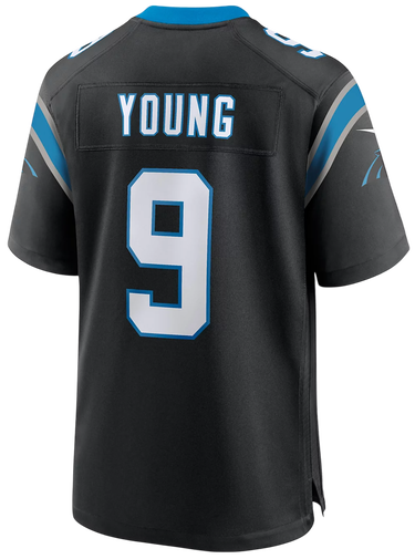 Dres Nike Carolina Panthers Bryce Young Game Home Jersey Čierna | 67NM-02PG-9DF-000, 1