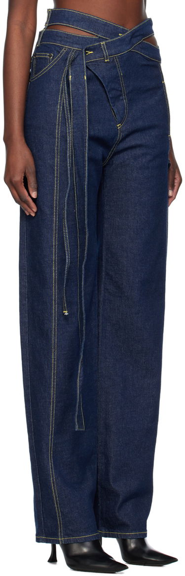 Džínsy Ottolinger Ottolinger Exclusive Wrap Jeans Biela | 1700201, 4