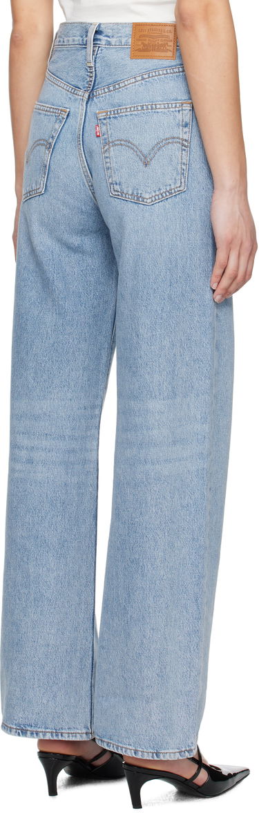 Džínsy Levi's Ribcage Wide Leg Jeans Modrá | A6081-0002, 3