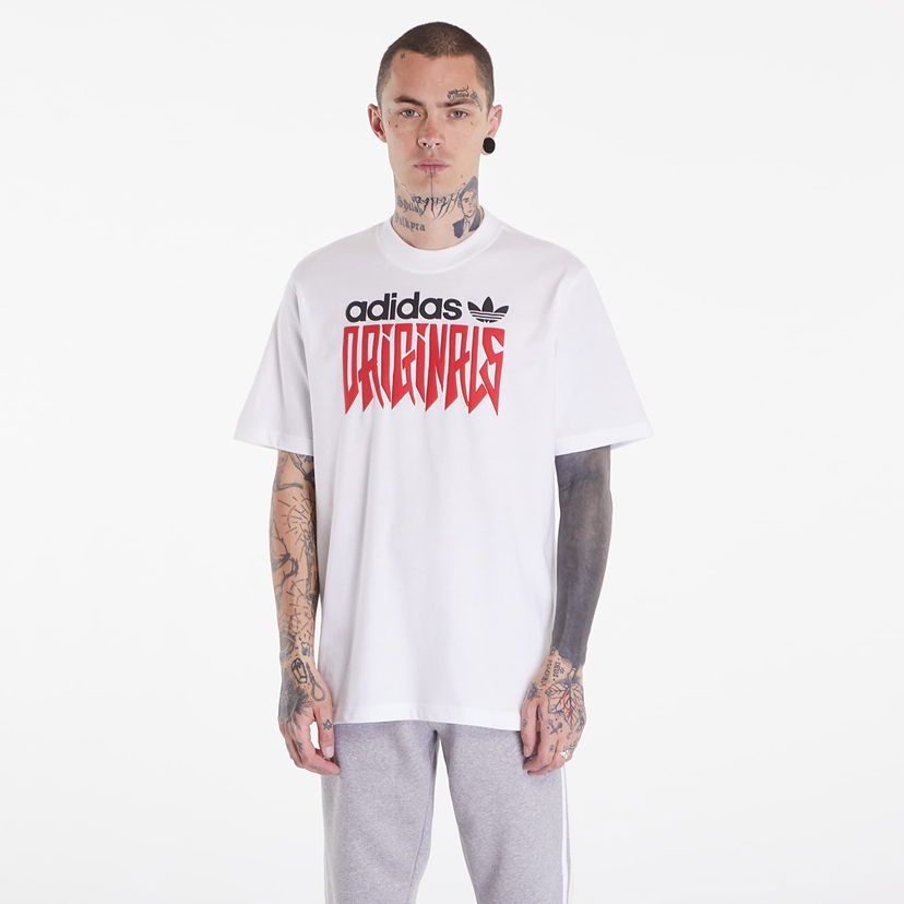 Tričko adidas Originals Graphic Tee Loose White Biela | IX9650