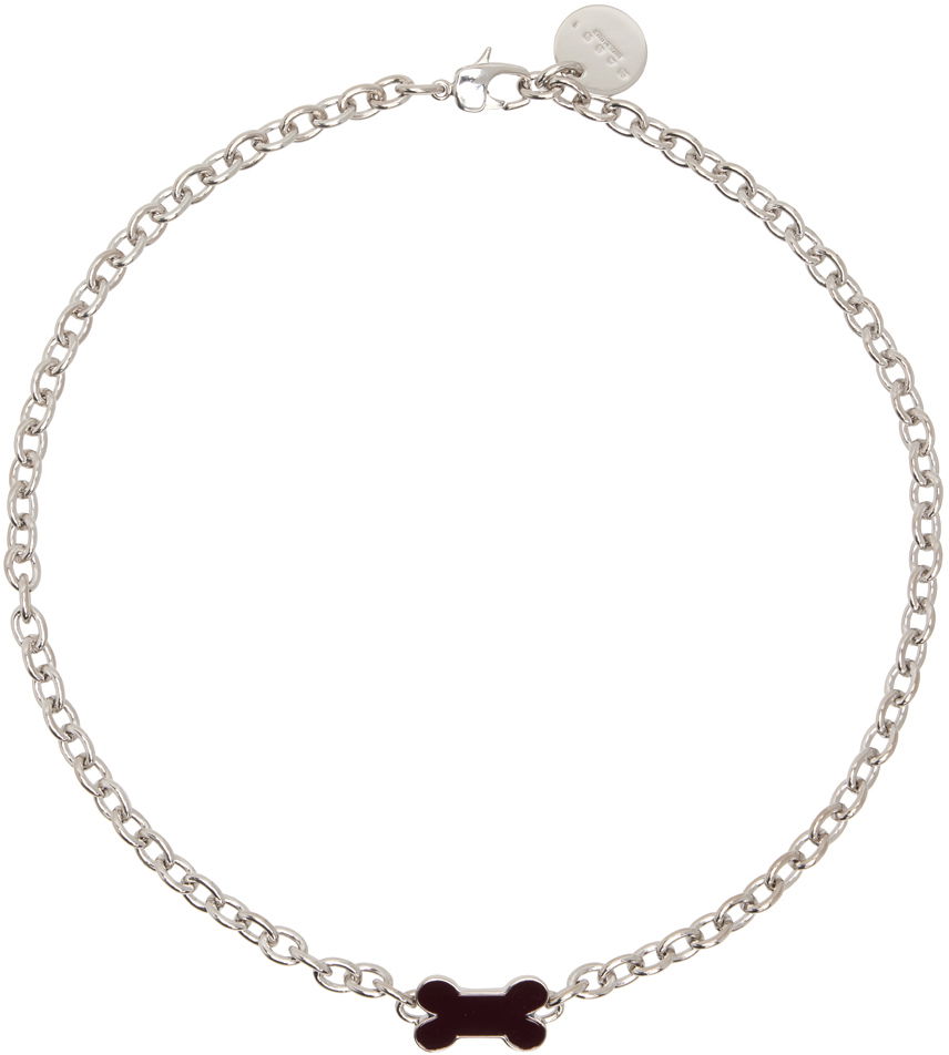 Náhrdelník Marni Cable Chain Necklace Šedá | COZB0111A0 P6528, 0