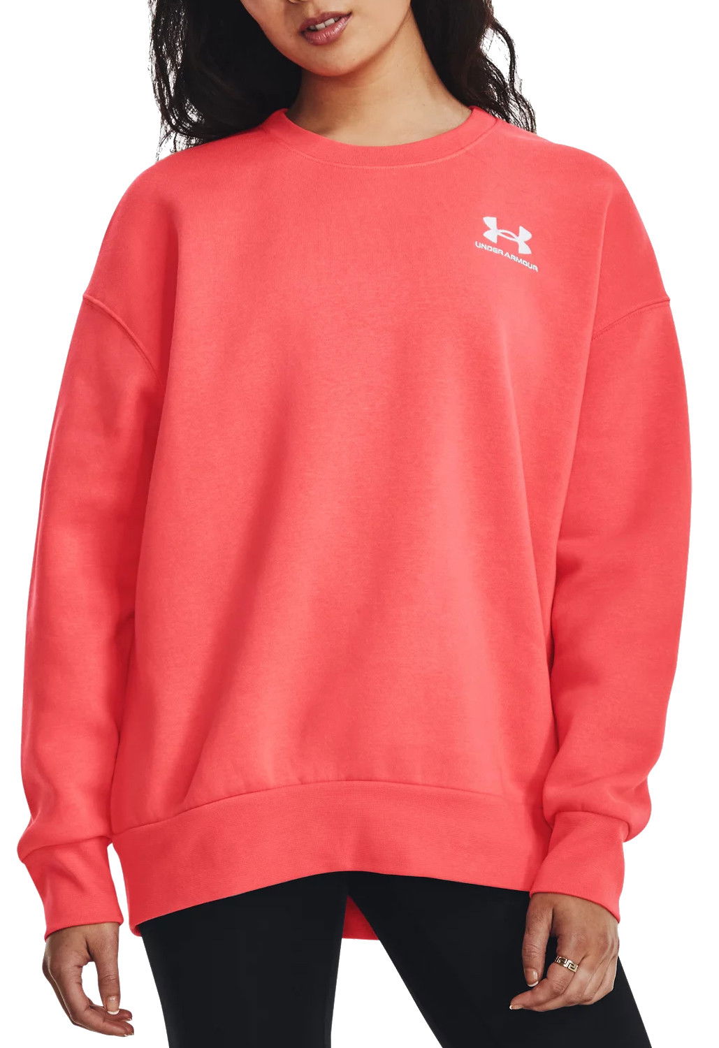 UA Essential Fleece Oversized Crew