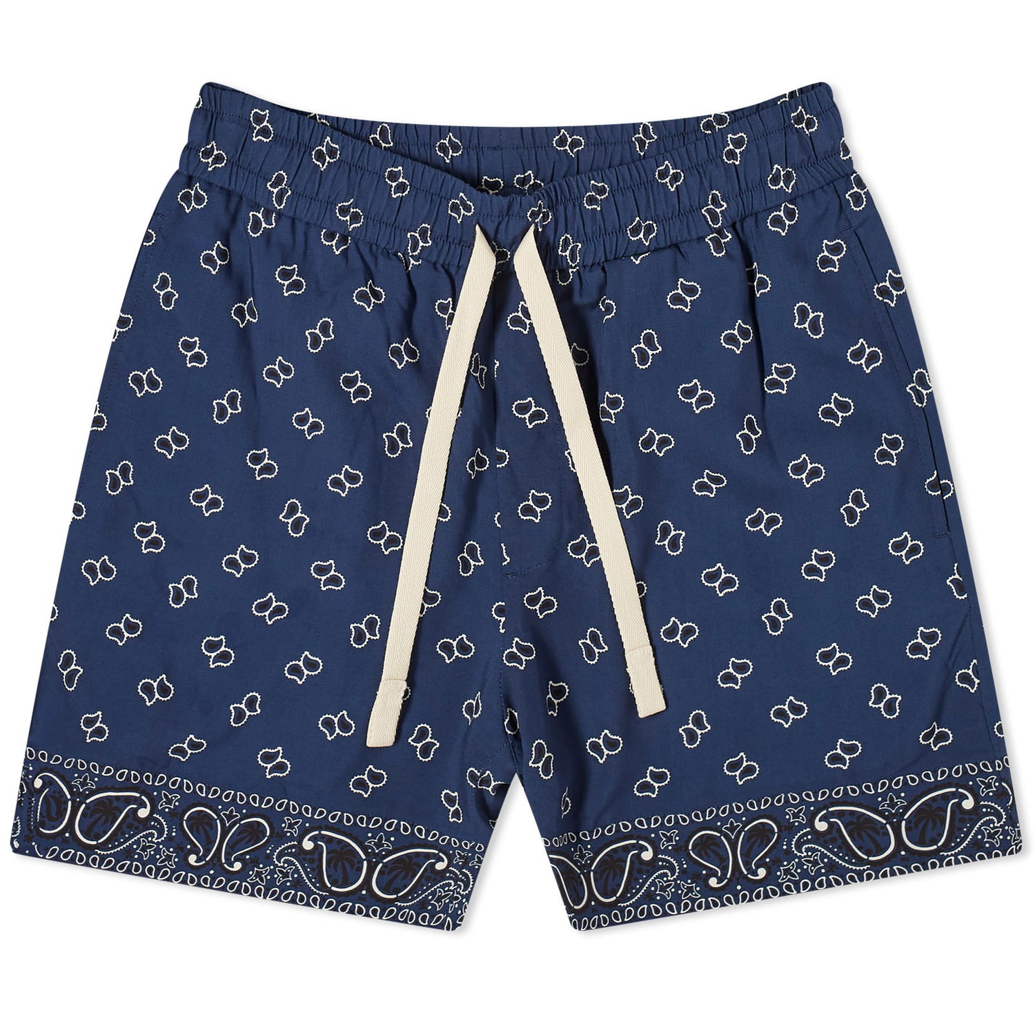 Šortky Palm Angels Paisley Shorts Modrá | PMCB034S24FAB0054646, 0