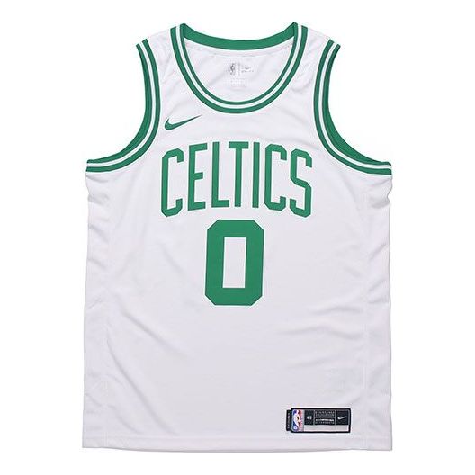 Dres Nike NBA Boston Celtics Tatum #0 Basketball Jersey Fan Edition 2020 Biela | CW3585-107, 0
