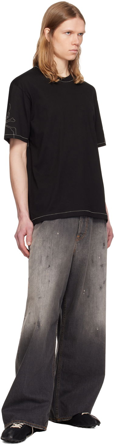 Tričko Mastermind WORLD Mastermind World Ball Chain T-Shirt Čierna | MW25S14-TS057-021, 3