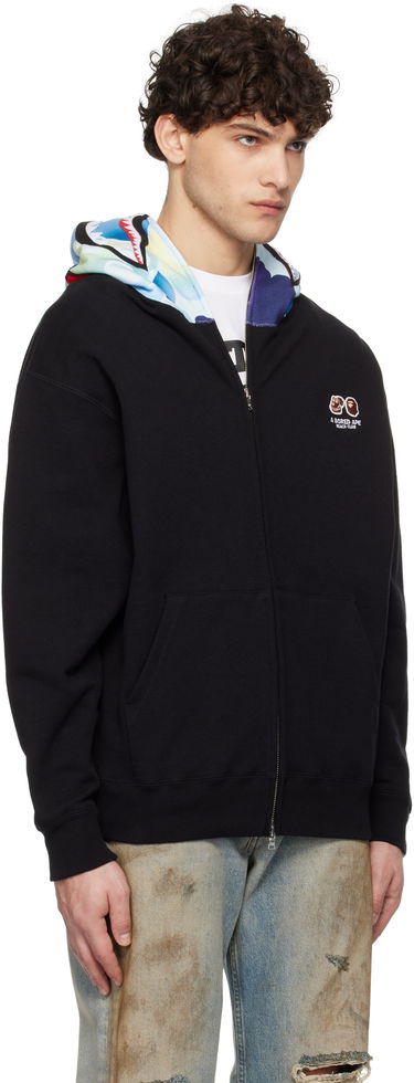 Mikina BAPE BAYC Edition Shark Full Zip Hoodie Čierna | 001ZPK731905C, 1