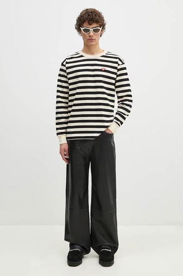 Tričko Human Made Striped Long Sleeve T-Shirt Biela | HM28CS039, 4