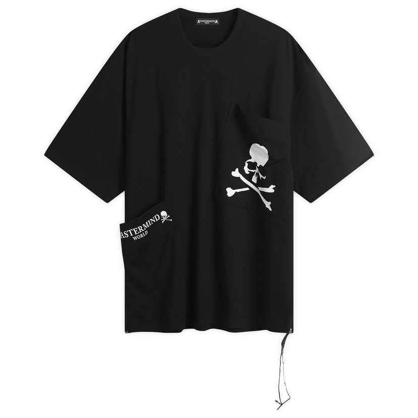 Tričko Mastermind WORLD MASTERMIND WORLD Skull & Crossbones Multi Pocket Short Sleeve T-Shirt Čierna | MW25S15-TS025-012