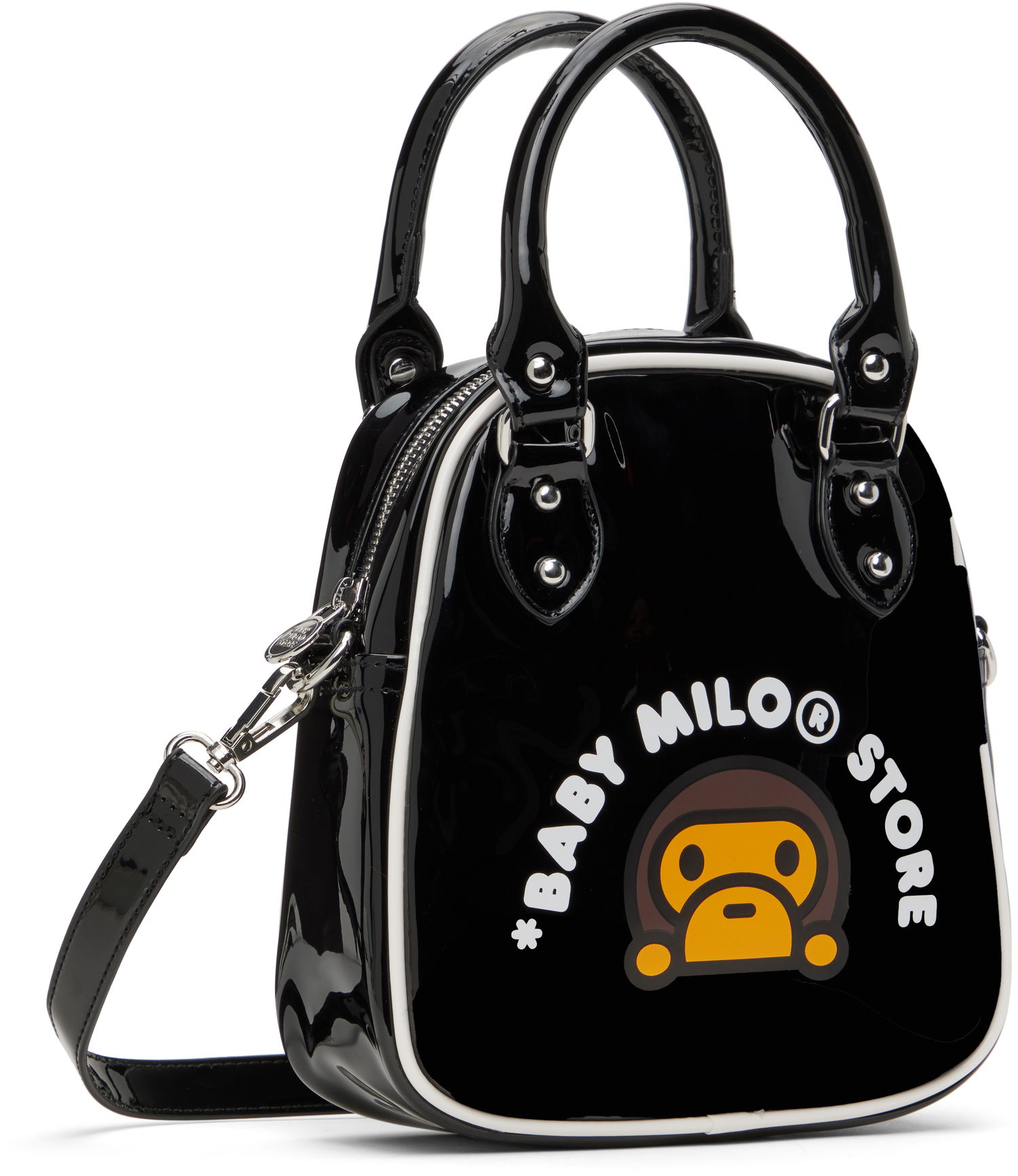 Kabelka BAPE Black Patent Bowling Bag Čierna | 0MXBGW4326XXN, 1