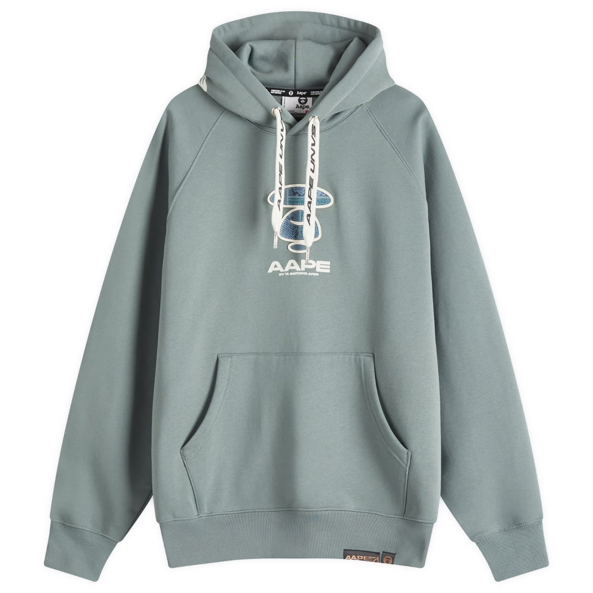 Mikina AAPE by A Bathing Ape AAPE Croc Chest Badge Hoody Zelené | AAPSWMB357XXNGRN, 0