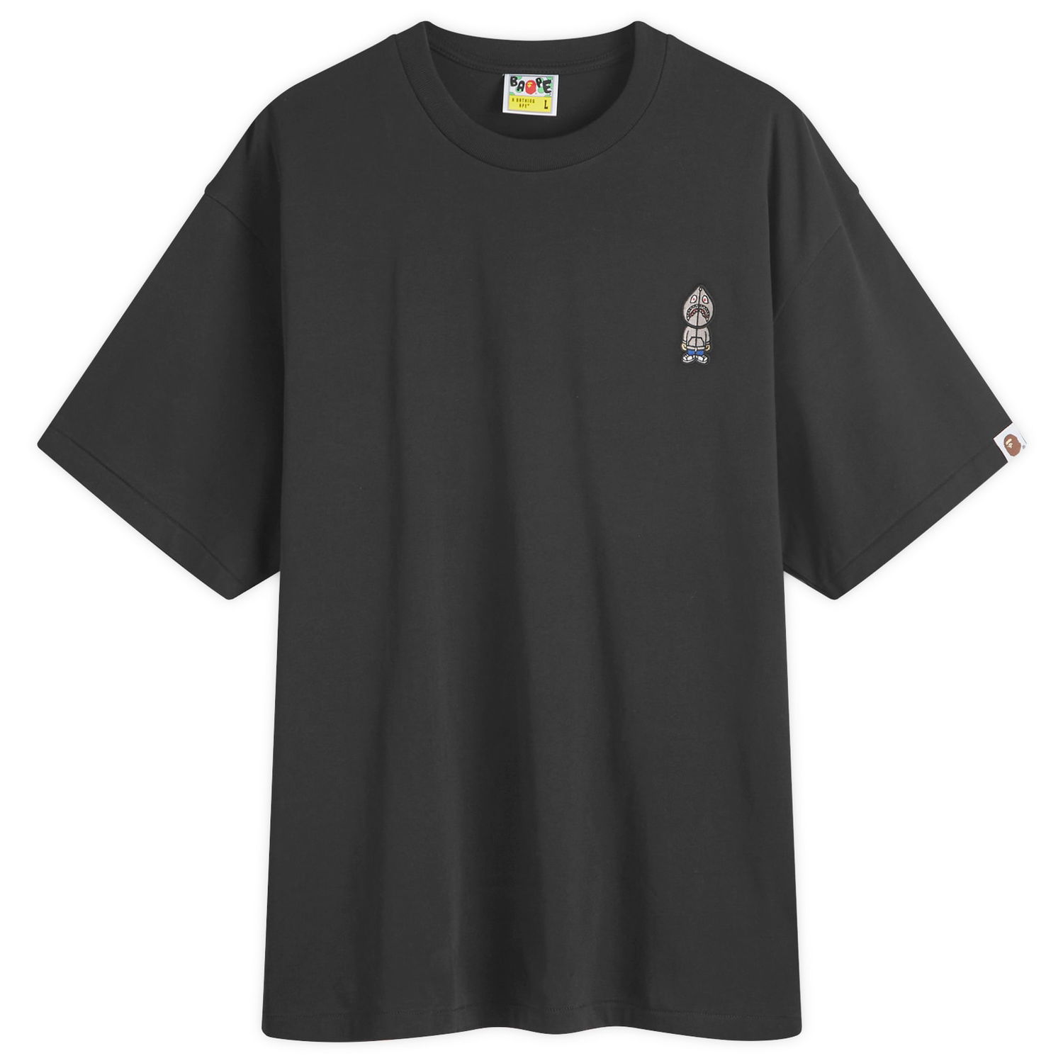 Tričko BAPE A Bathing Ape One Point Shark Sejin T-Shirt Čierna | 001TEK301304M-BLK, 0