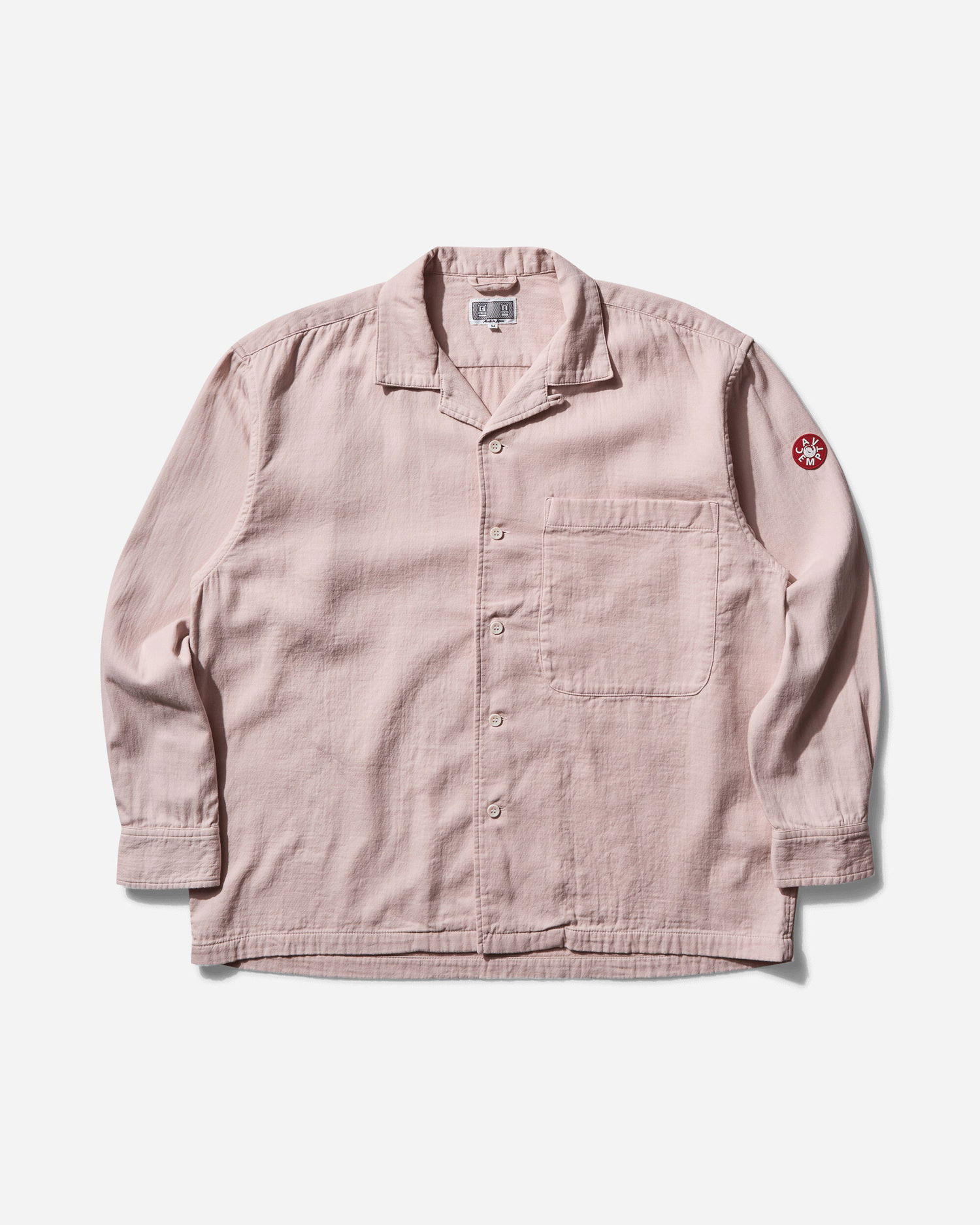 Košeľa Cav Empt Open Collar Cotton Shirt Ružová | CES27SH03 PINK, 0