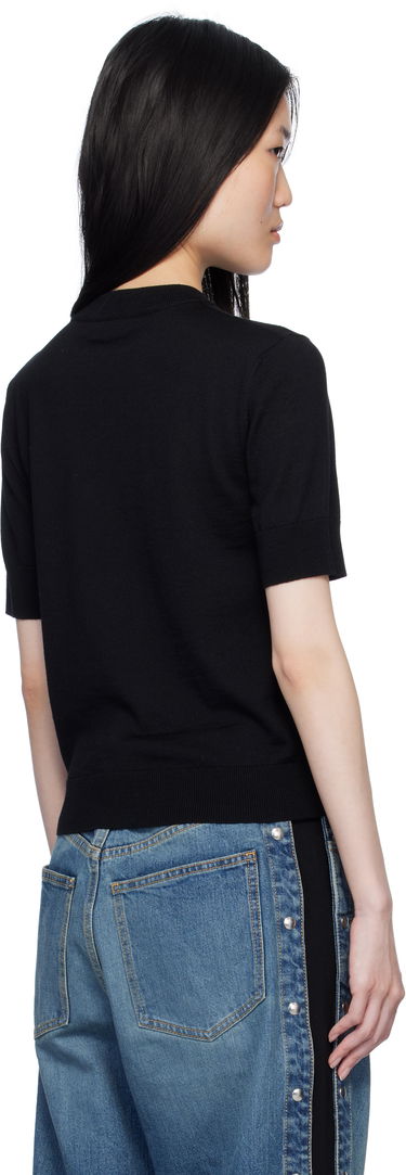 Tričko Balmain 'Couture' Knit T-shirt Čierna | EF1KA115KH87, 2