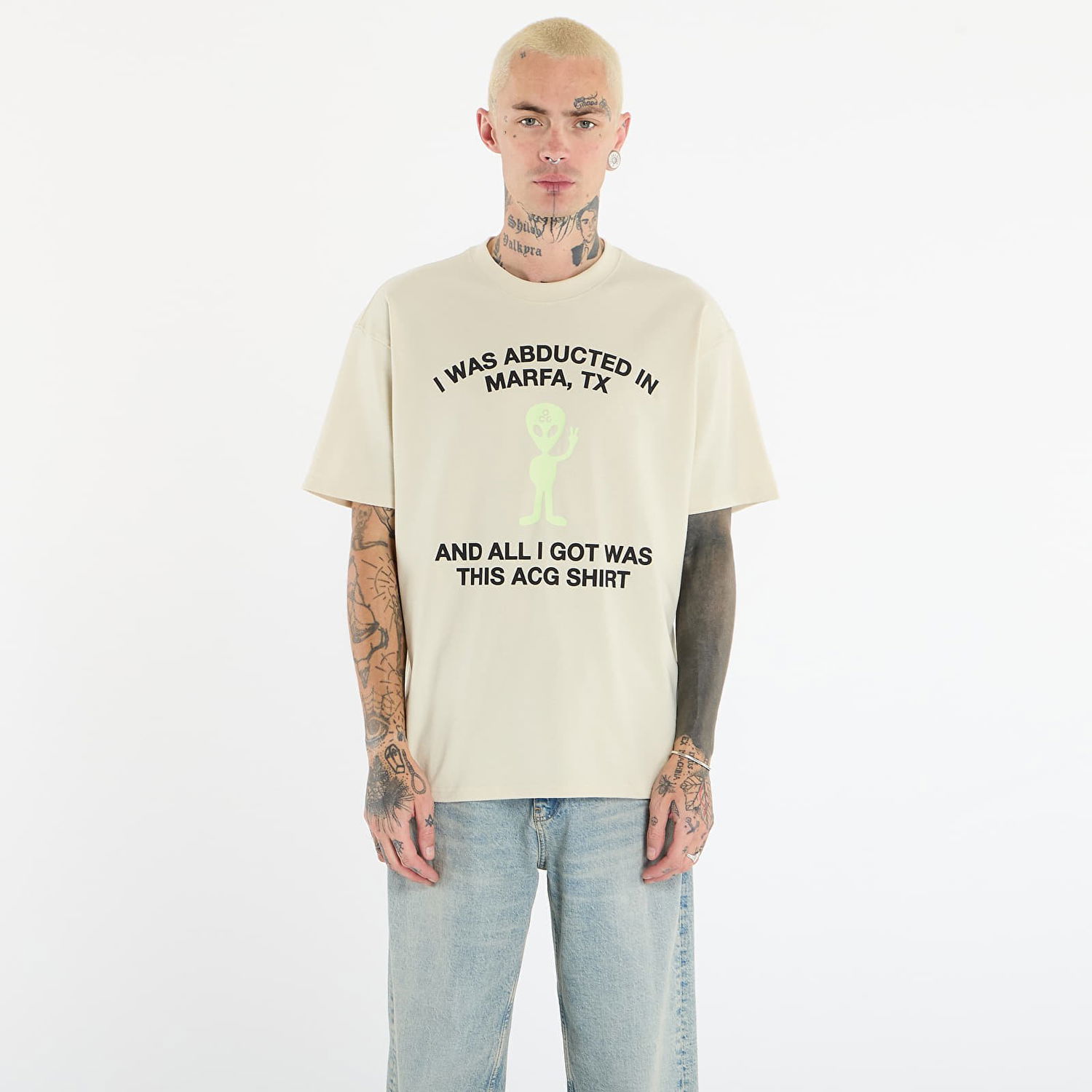 Tričko Nike ACG ACG Abducted in Marfa Graphic T-Shirt Béžová | HV2168-229, 0