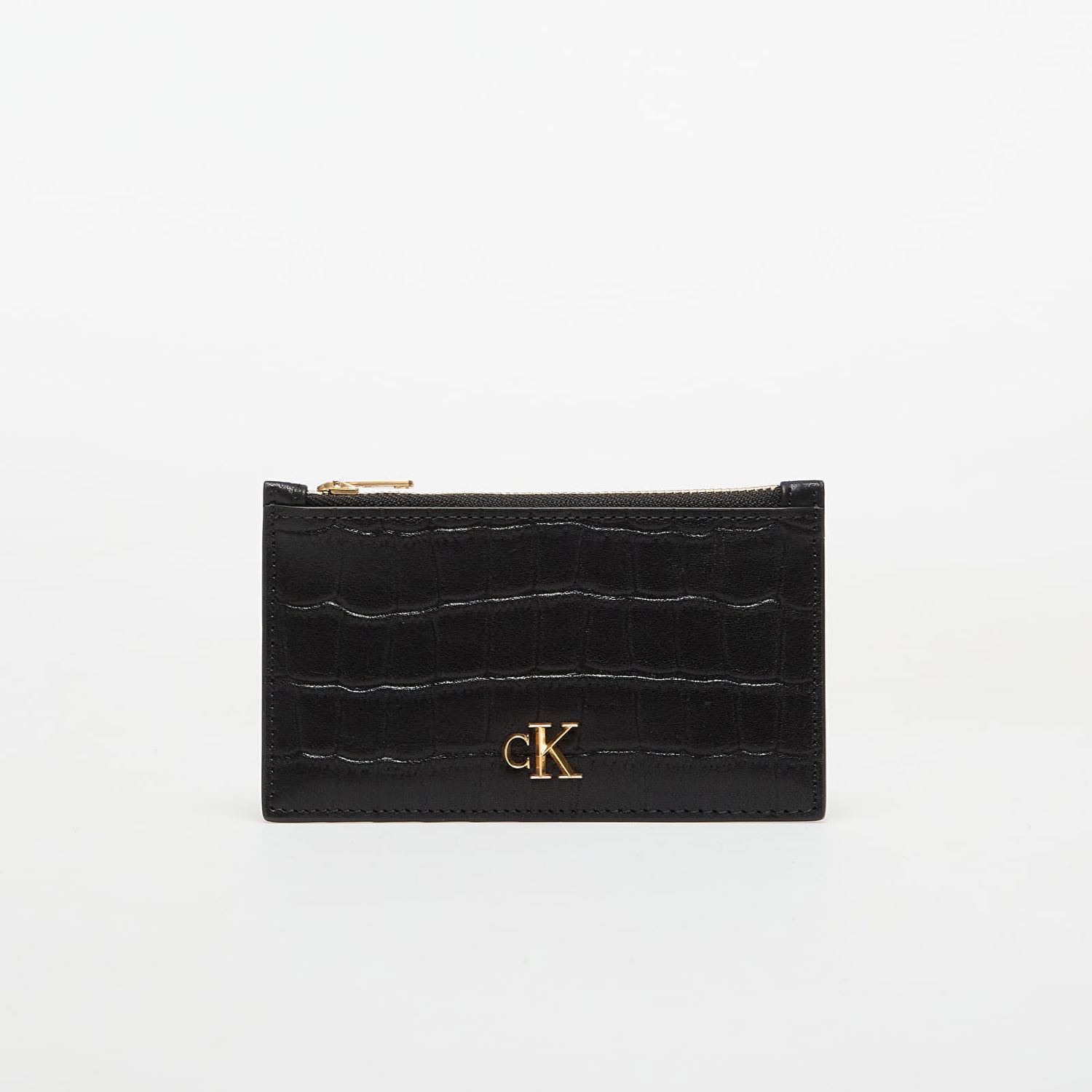 Peňaženka CALVIN KLEIN Croc 6 Cc Cardcase Black Čierna | LV04F1094G UB1, 0