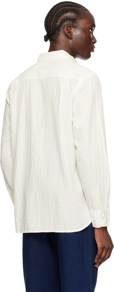 Košeľa Universal Works Universal Works Square Pocket Shirt Biela | P3040, 2