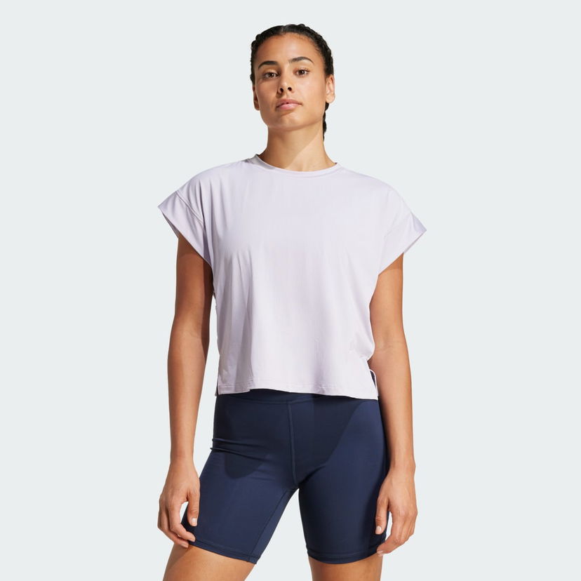 Tričko adidas Performance Studio Tee Biela | IX0497